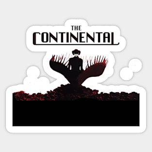 continental series john wick world graphic design illustration Sticker